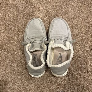 Hey Dude Light Gray Men's Loafers